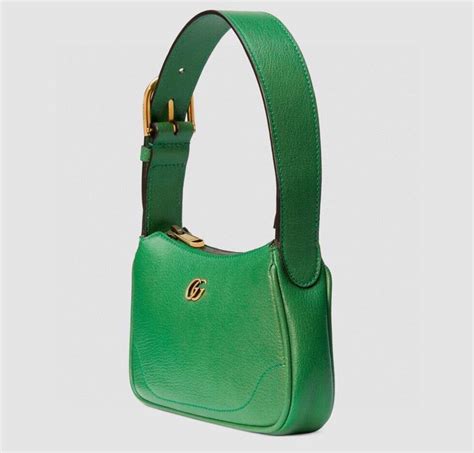 gucci 739076|Aphrodite mini shoulder bag in Green Leather .